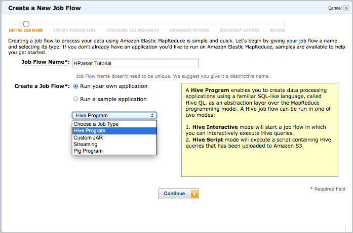 Define Job Flow