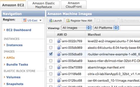 AWS Console Screenshot