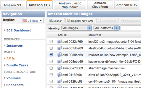 AWS Console Screenshot