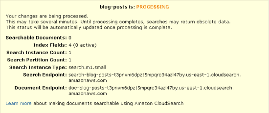 Amazon CloudSearch