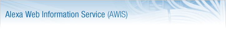 Alexa Web Information Service Alexa Web Information Service
