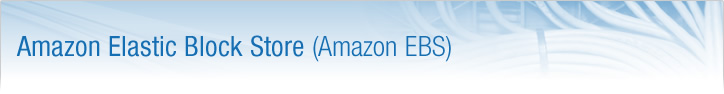 Amazon Elastic Block Store (EBS) Amazon Elastic Block Store (EBS)
