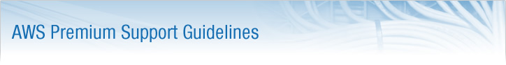 AWS Premium Support Guidelines AWS Premium Support Guidelines