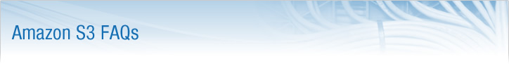 Amazon S3 FAQs Amazon S3 FAQs