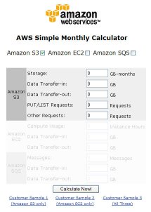 Amazon s3 calculator