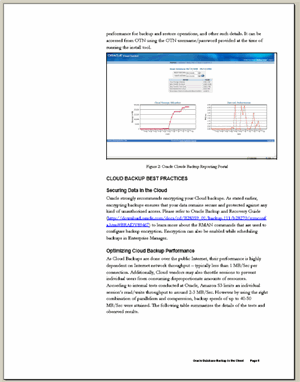 backup oracle busier ever than threaded supports module includes secure direct cloud multi which