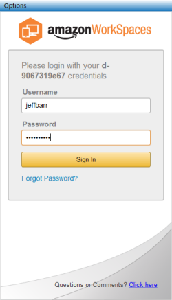 amazon workspaces client