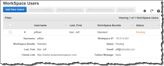 amazon linux workspaces