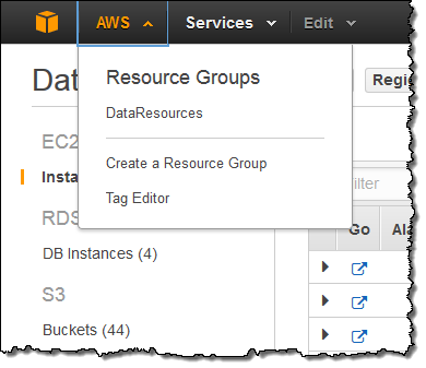 aws tag editor