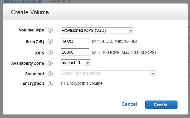 Enhances Elastic Block Storage With SSD 