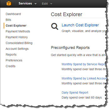 The New Cost Explorer for AWS