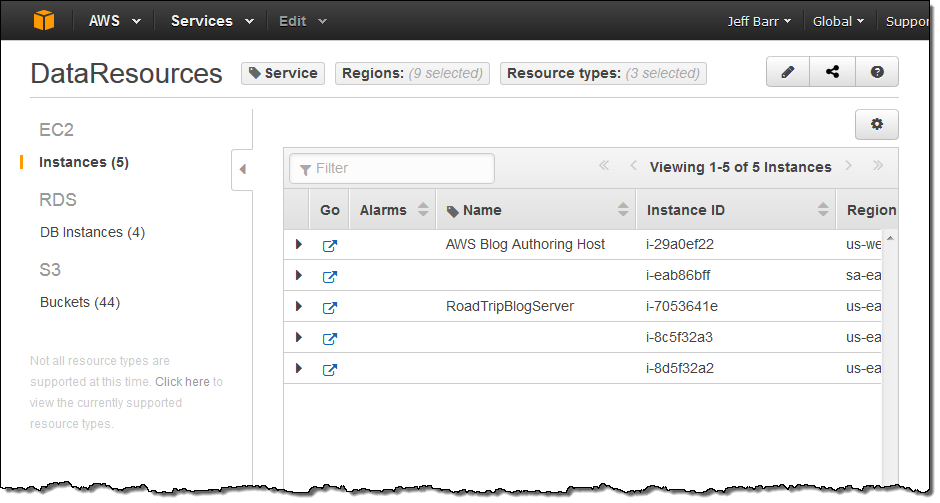 aws tag editor