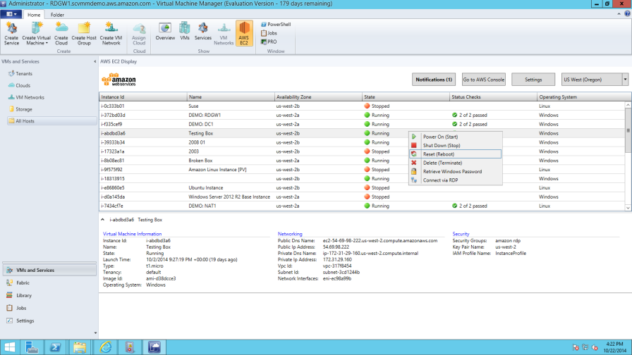 remote desktop manager free amazon aws console