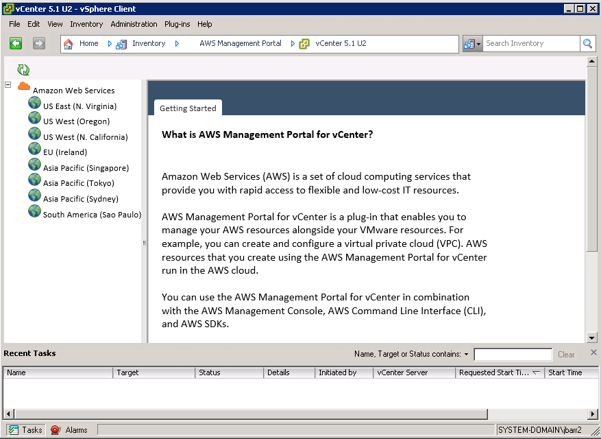 New AWS Management Portal for vCenter | AWS News Blog