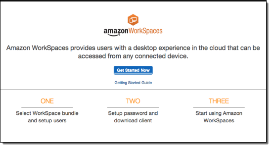 amazon workspaces web client