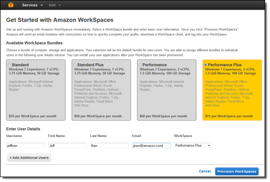 amazon workspaces directory unavailable