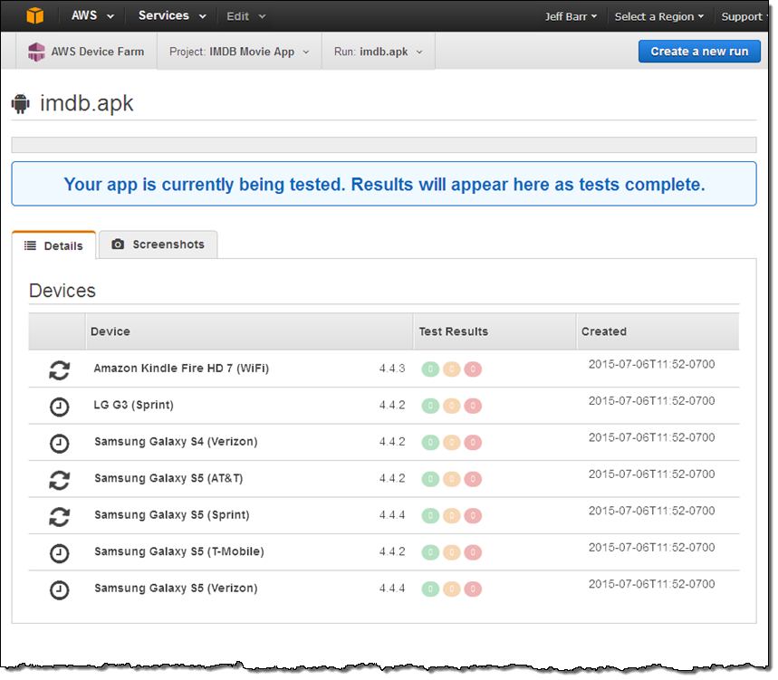 Aws device farm documentation