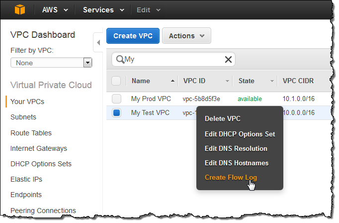 vpc flow logs