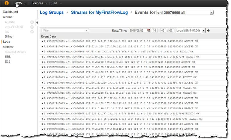 VPC Flow Logs – Log and View Network Traffic Flows | AWS News Blog