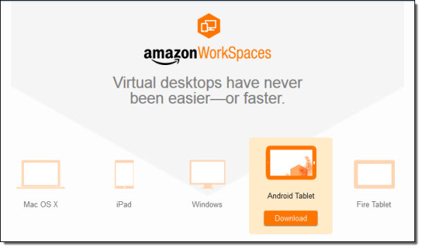 amazon workspaces clients