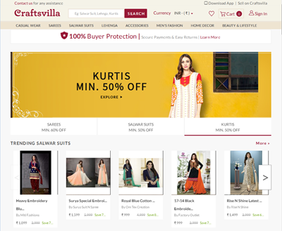 Craftsvilla dresses hotsell online shopping