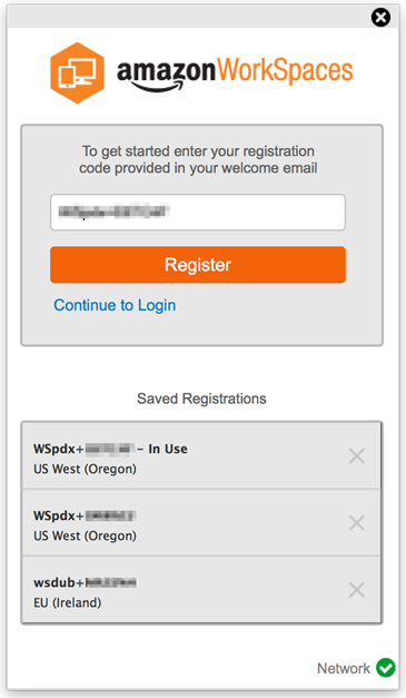 amazon workspaces login