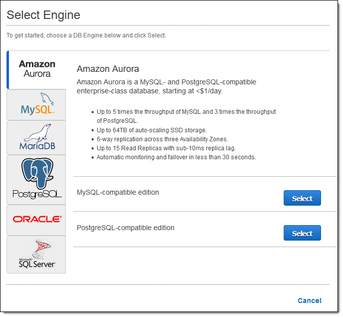 Amazon Aurora PostgreSQL