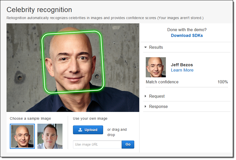 Amazon Rekognition の更新 – 有名人の認識 | Amazon Web Services ブログ