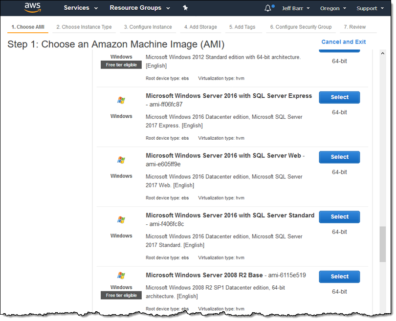 Now Available Microsoft Sql Server 2017 For Amazon Ec2 Aws