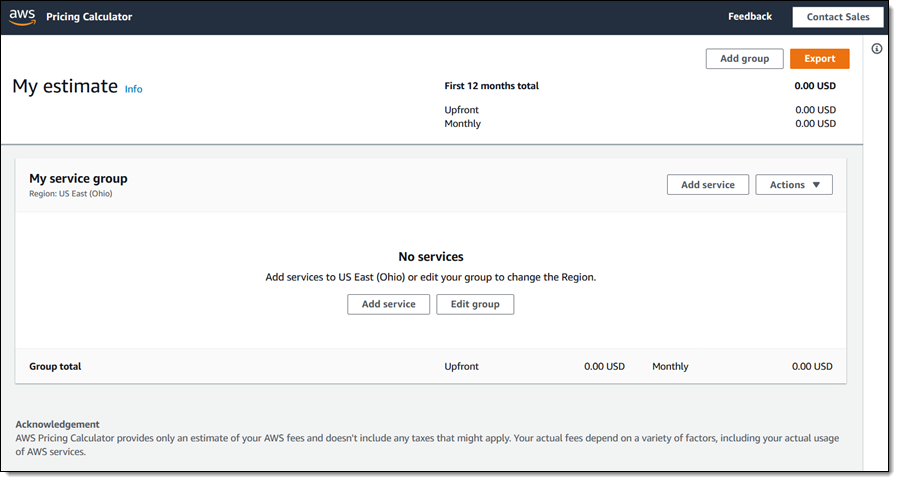 ebs aws pricing