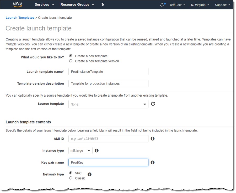 Recent EC2 Goodies Launch Templates and Spread Placement AWS News Blog
