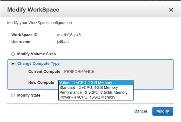 client amazon workspaces login