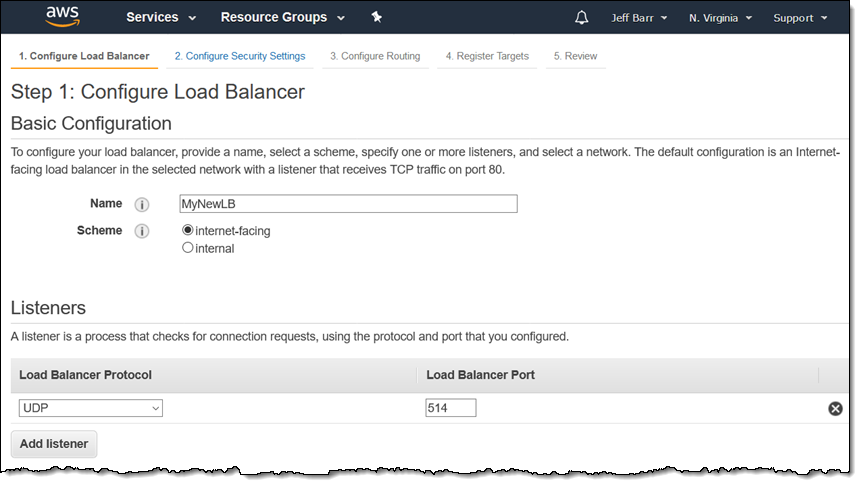 Load configuration