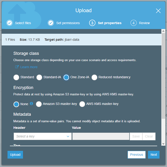 amazon s3 pricing