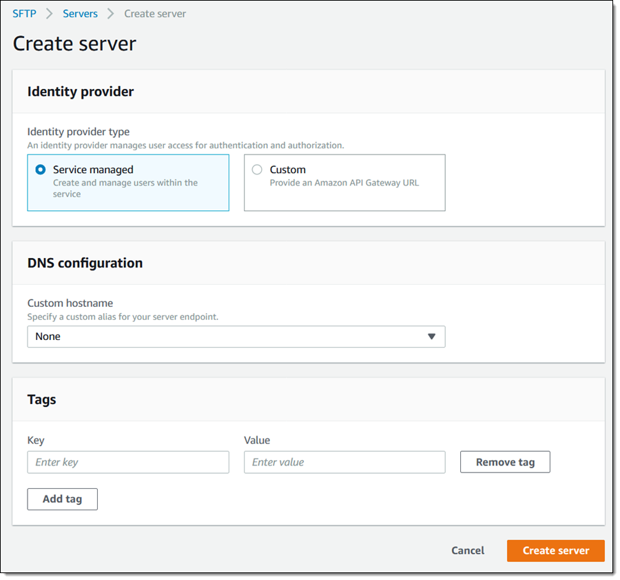 Secure ftp file transfer