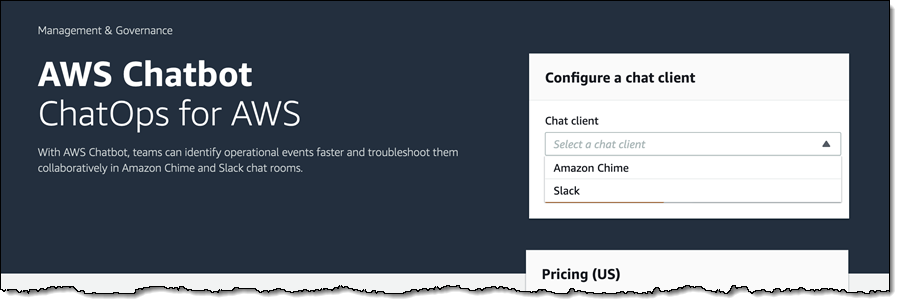 slack amazon web services