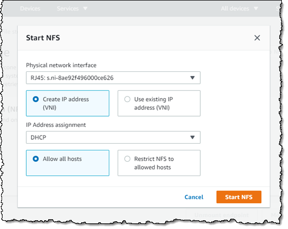 Copying Windows Data to AWS Snowball with NFS